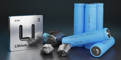 Battery material application
